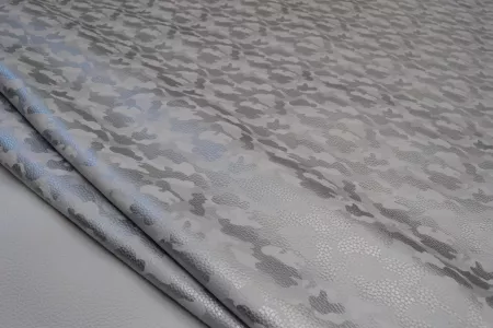 Кожа Флотер милитари белый