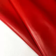 Кожа Бергамо, красный