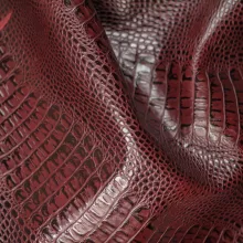 Кожа Кайман, бордо