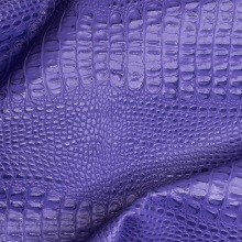 Кожа Кайман скат сине-фиолетовый 610