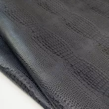 Кожа Кайман скат, синий 690