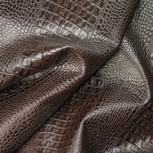 Кожа Кайман , темно-коричневый