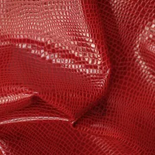 Кожа КРОКОДИЛ 11 красный