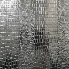 Кожа КРОКОДИЛ 12 СКАТ ЧЕРНЫЙ