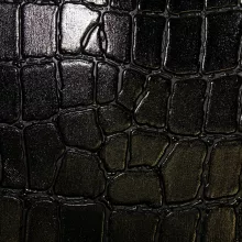 Кожа Крокодил 3, черный