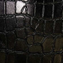 Кожа Крокодил 3, черный