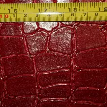 Кожа Крокодил 3 красный