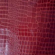 Кожа КРОКОДИЛ 4 СКАТ КРАСНЫЙ