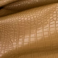 Кожа Крокодил, бежевый