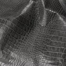 Кожа Крокодил, серый CH