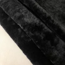 Кожа Мех интерьерный, черный