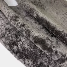 Кожа Мех интерьерный, серый