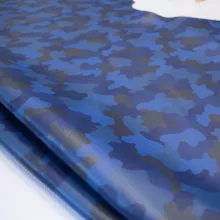 Кожа Милитари Рио Синяя