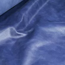 Кожа Наппа-крек, синий