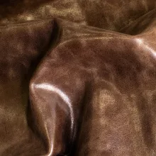 Кожа Наппа-крек, темно-коричневый