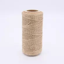 Кожа Нить плоская плетеная вощеная #у894