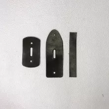 Кожа Подпряжник из кожи 40 мм, черный