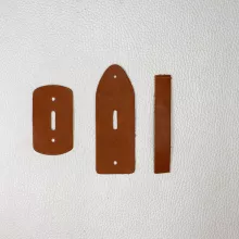 Кожа Подпряжник из кожи 40 мм, коньячный