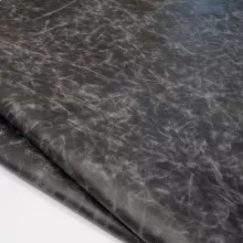 Кожа ПУЛЛ-АП Черный С ВОСКОВОЙ ОТДЕЛКОЙ