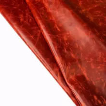 Кожа ПУЛЛ-АП, красный С ВОСКОВОЙ ОТДЕЛКОЙ, арт