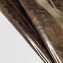 Кожа ПУЛЛ-АП, темно-коричневый С ВОСКОВОЙ ОТДЕЛКОЙ, ap