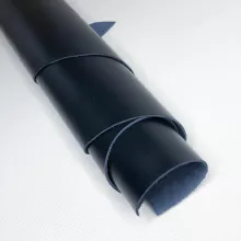 Кожа "Райд" с покрытием, темно-синий