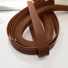 Кожа Ременная заготовка, коньяк 3,5+