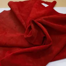 Кожа Спилок велюр (замша), темно-красный