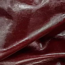 Кожа Ящерица, бордо