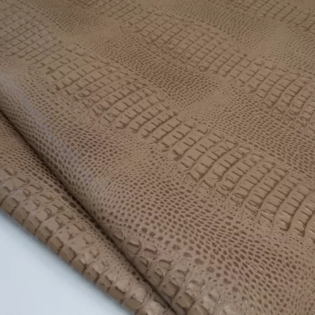 Кожа Кайман скат Бежевый