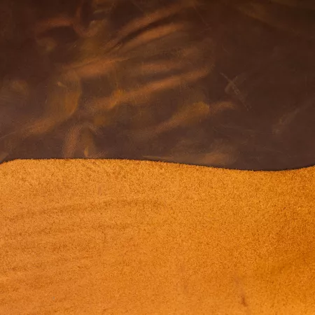 Кожа Крейзи хорс, каштан, Россия