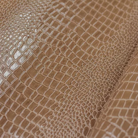 Кожа Крокодил 12 скат, бежевый 232