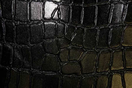 Кожа Крокодил 3, черный