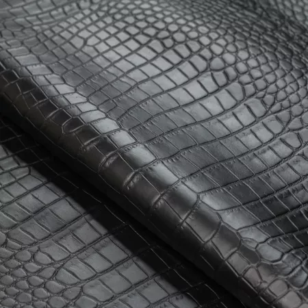 Кожа Крокодил, черный