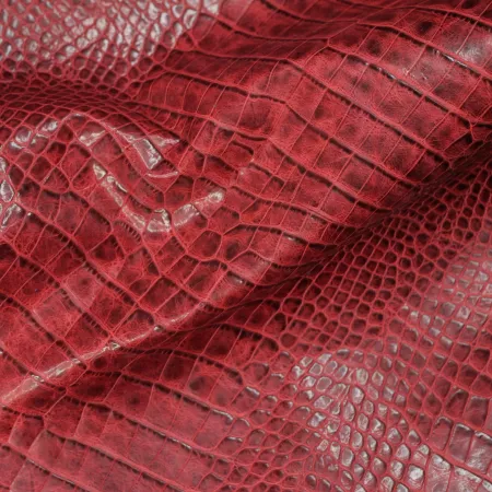 Кожа Крокодил, красный CH Кожа Крокодил, красный CH