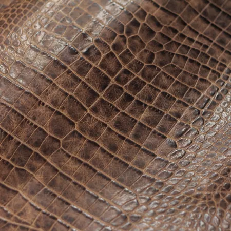 Кожа Крокодил, олива (oliv) CH