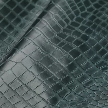 Кожа Крокодил, зеленый