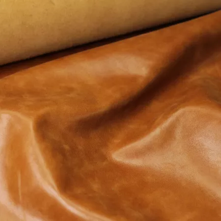 Кожа Наппа-крек, светло-коричневый