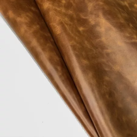 Кожа ПУЛЛ-АП, коричневый С ВОСКОВОЙ ОТДЕЛКОЙ, VX