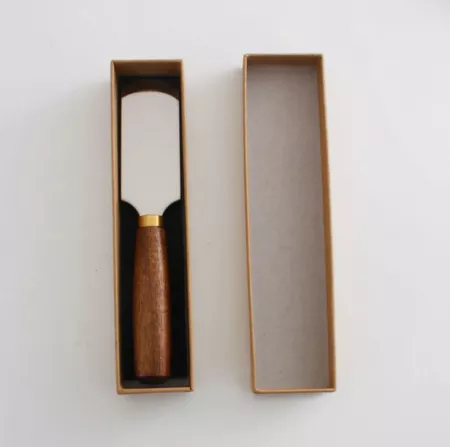 Кожа Шорный нож тип: овальный, высокоуглеродистая сталь, нож для раскроя, резки кожи(Премиум)