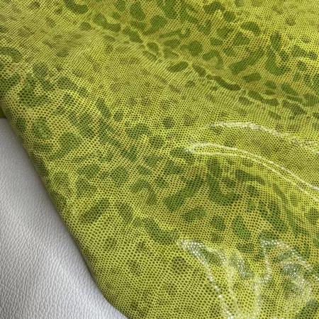 Кожа Спилок точки, зеленый