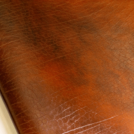 Кожа Вороток, крейзи хорс, рыже-коричневый 3,5+ мм, mog