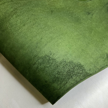 Кожа Вороток, зеленый 3,5+ мм, ALI