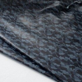 Кожа Флотер милитари синий