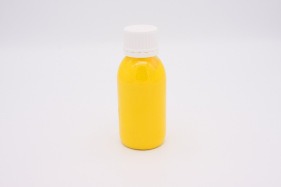 Кожа Итальянская краска для уреза кожи матовая, желтая