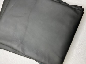 Кожа Консул гладкий, автомобильная кожа, черный матовый