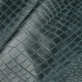 Кожа Крокодил, зеленый