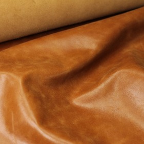 Кожа Наппа-крек, светло-коричневый