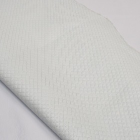 Кожа Овчина стеганая, белая-квадрат