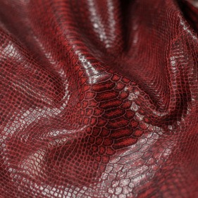 Кожа Питон, красный CH